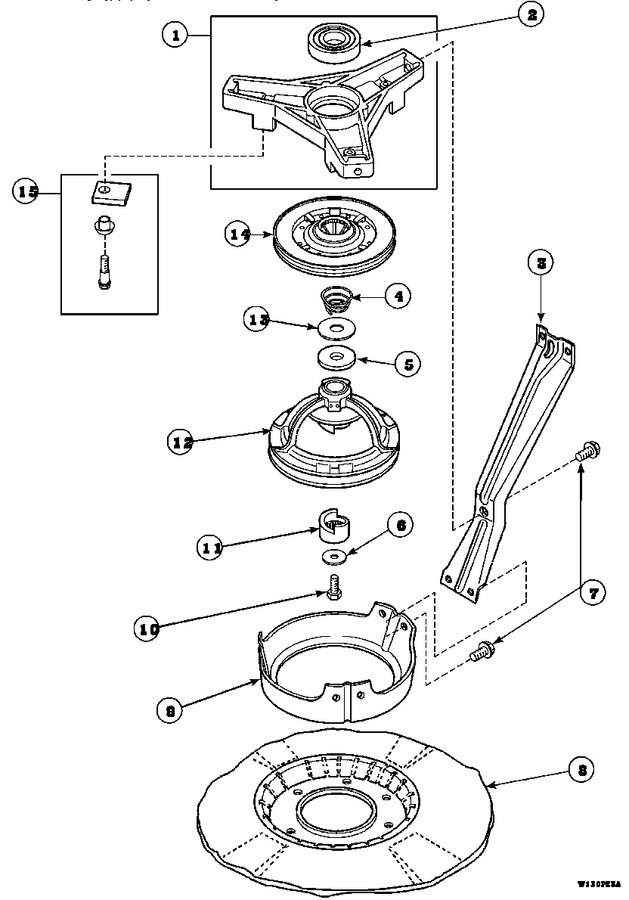 Diagram for CW8413W2 (BOM: PCW8413W2A)
