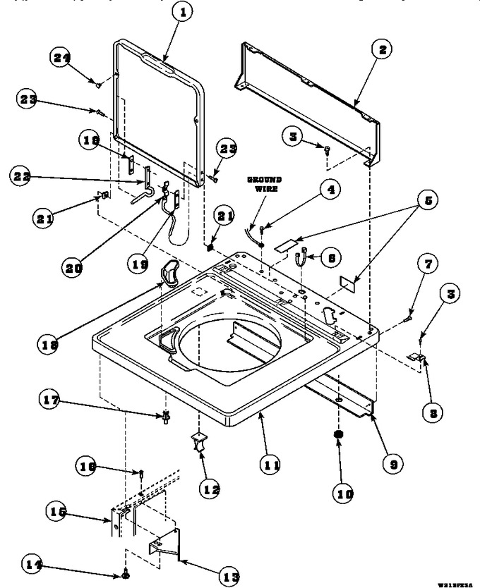 Diagram for LW7503W2 (BOM: PLW7503W2A)