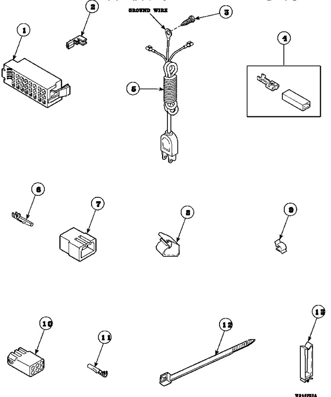 Diagram for CW8413W2 (BOM: PCW8413W2A)