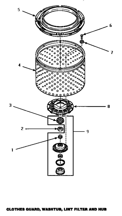Diagram for LW8403W (BOM: P1163305W W)