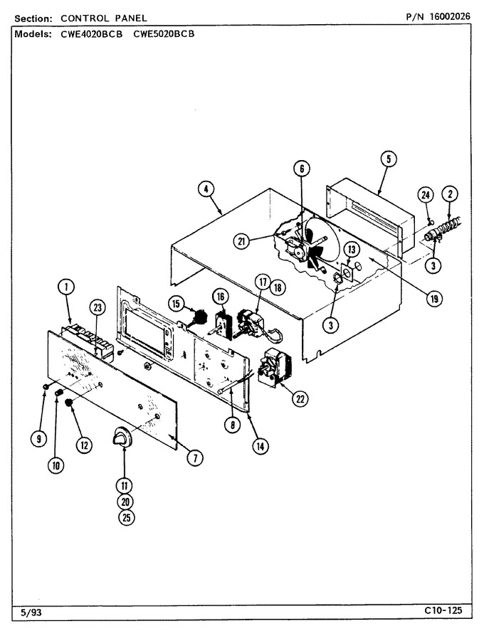 Diagram for CWE5020BCB