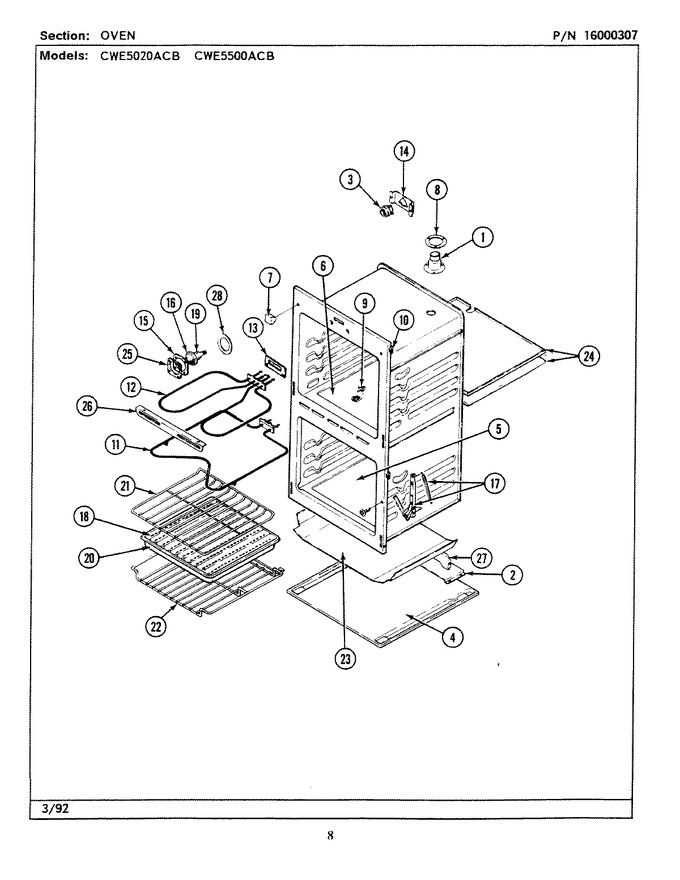 Diagram for CWE5500ACB