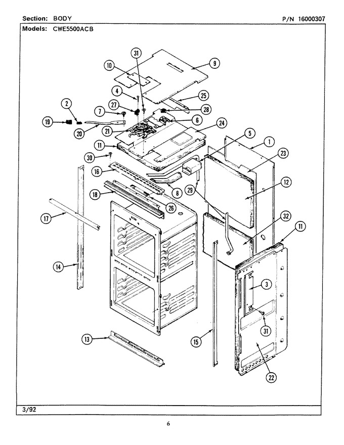 Diagram for CWE5500ACB