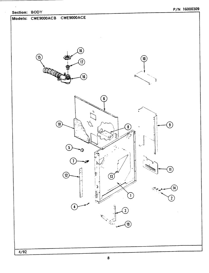 Diagram for CWE9000ACB