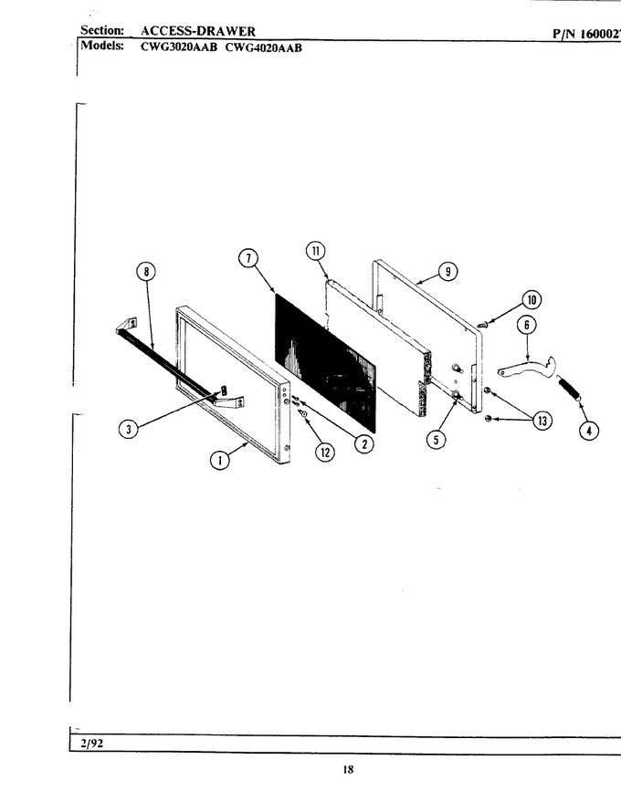 Diagram for CWG3020AAB