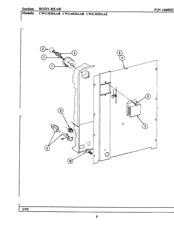 Diagram for CWG4020AAB