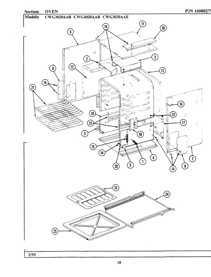 Diagram for CWG3020AAB