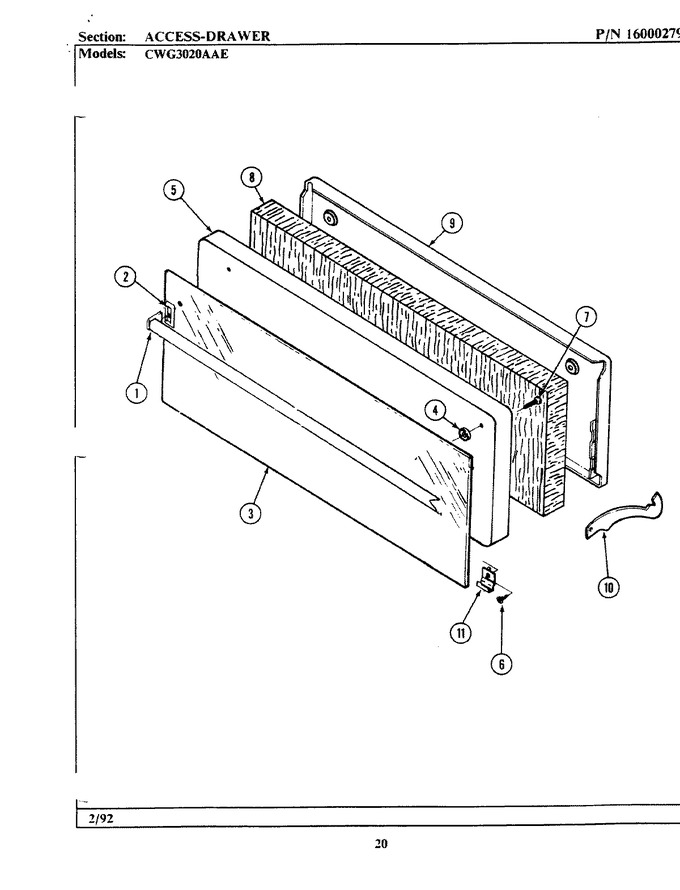 Diagram for CWG3020AAE