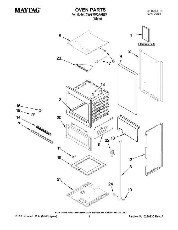 Diagram for CWG3100AAE29