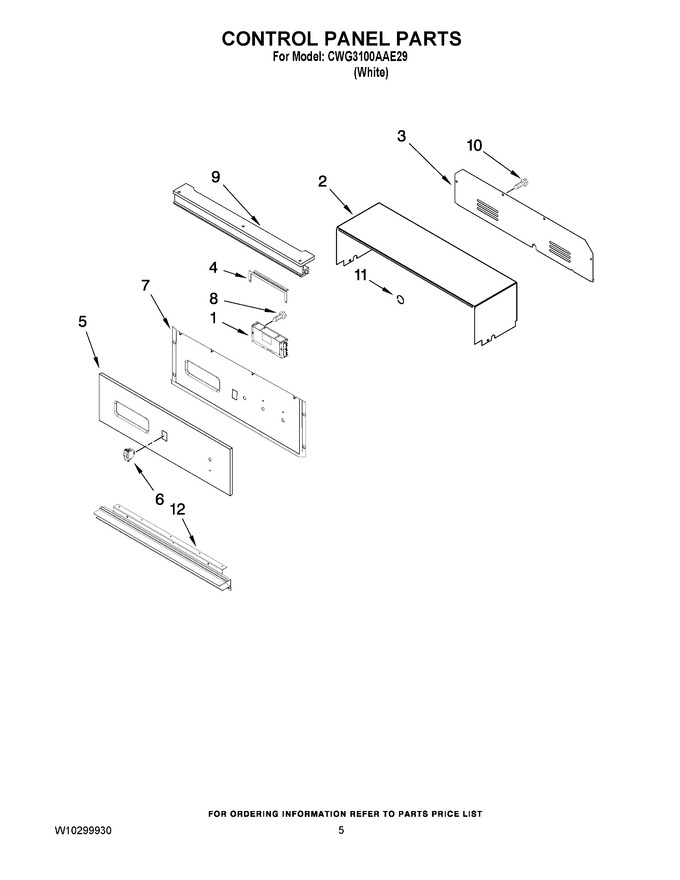 Diagram for CWG3100AAE29