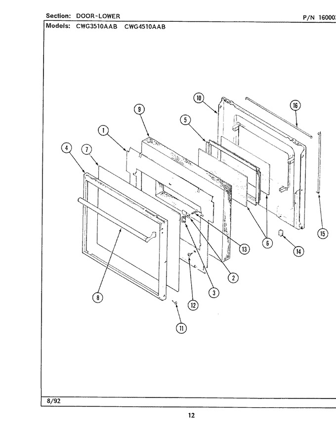 Diagram for CWG4510AAB