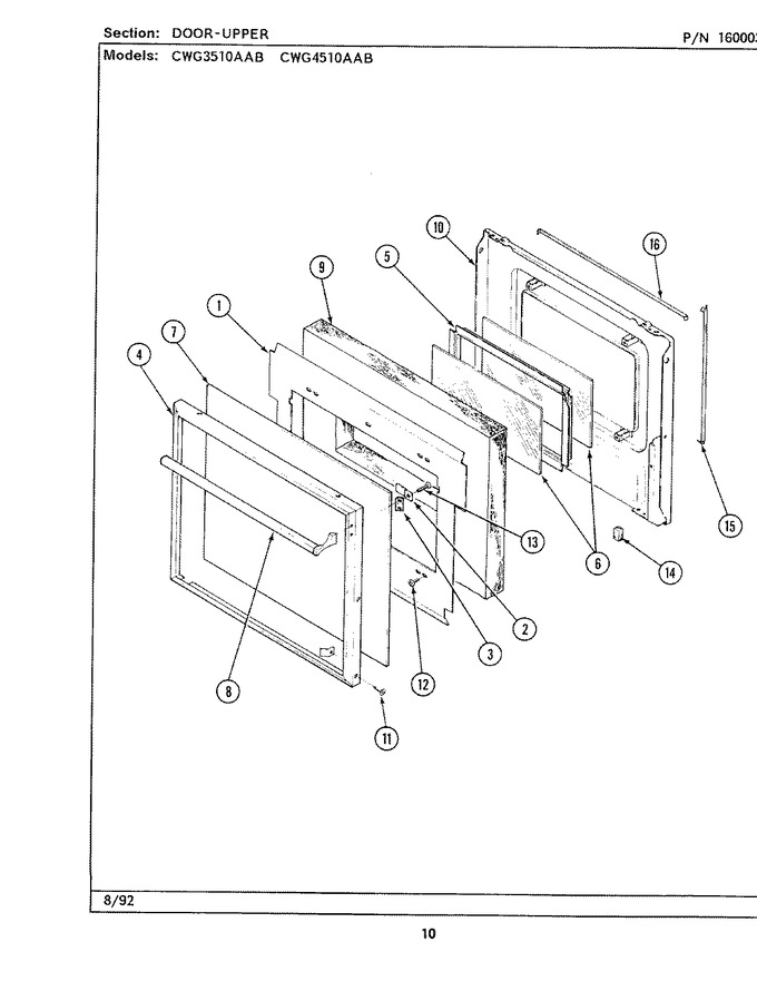 Diagram for CWG3510AAB