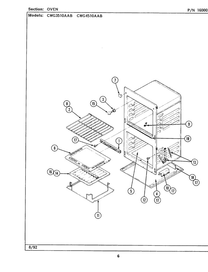 Diagram for CWG3510AAB