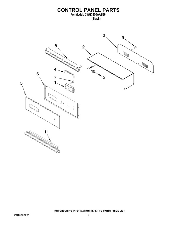 Diagram for CWG3600AAB26