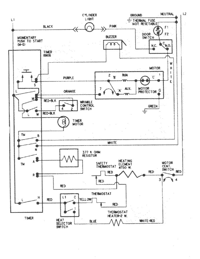 Diagram for CYE4000AYW