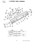 Diagram for 03 - Control Panel Assembly