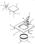Diagram for 12 - Cabinet Top And Loading Door