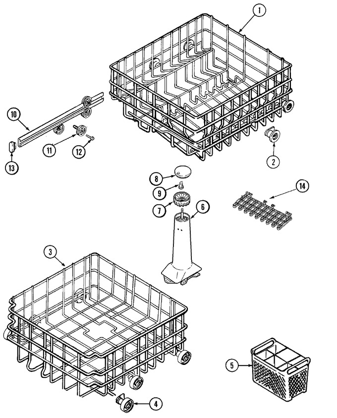 Diagram for DDW361RAC