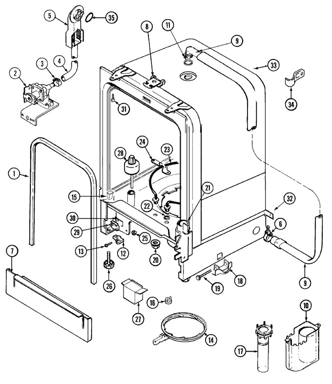 Diagram for PDB3600AWX