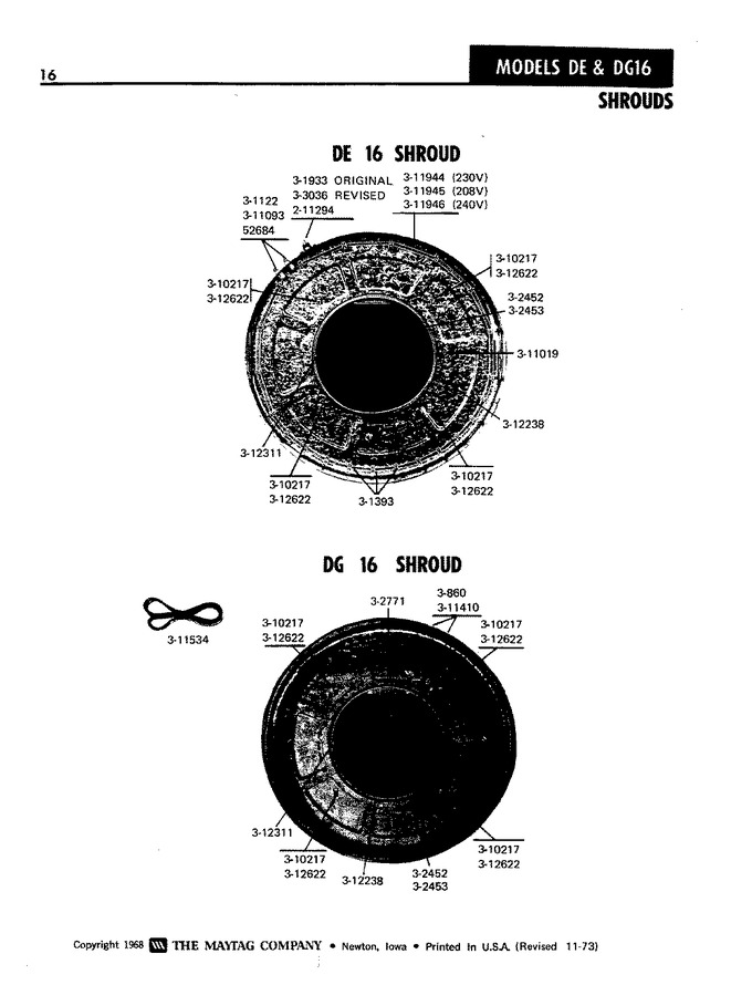 Diagram for DE16CM