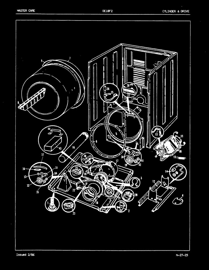 Diagram for DE18F2WW