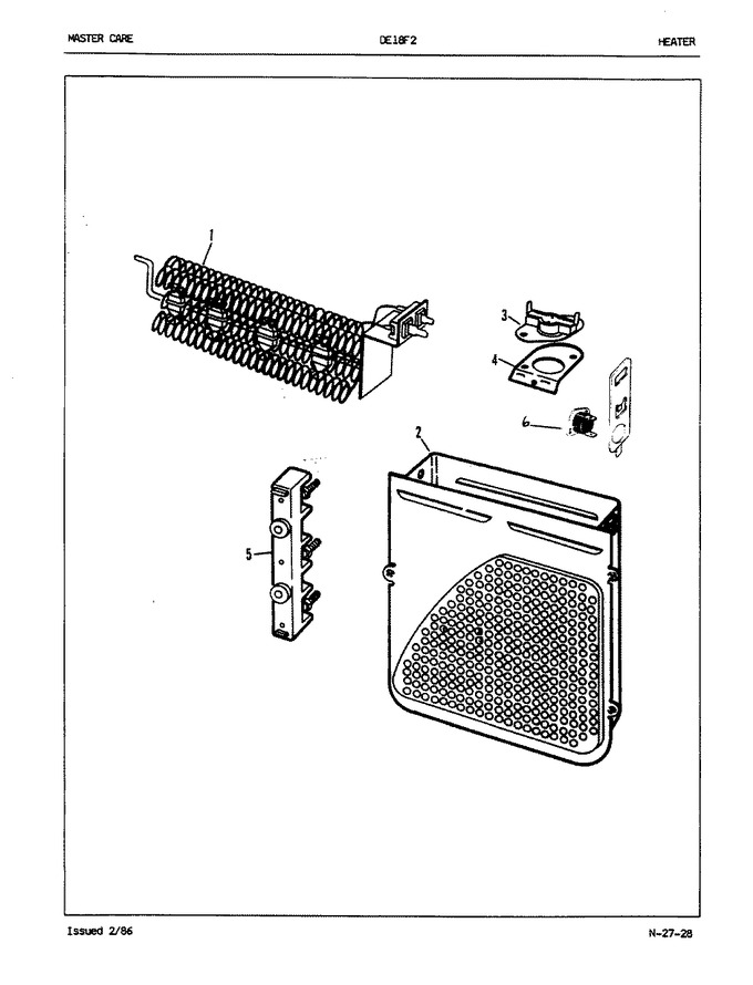 Diagram for DE18F2WW