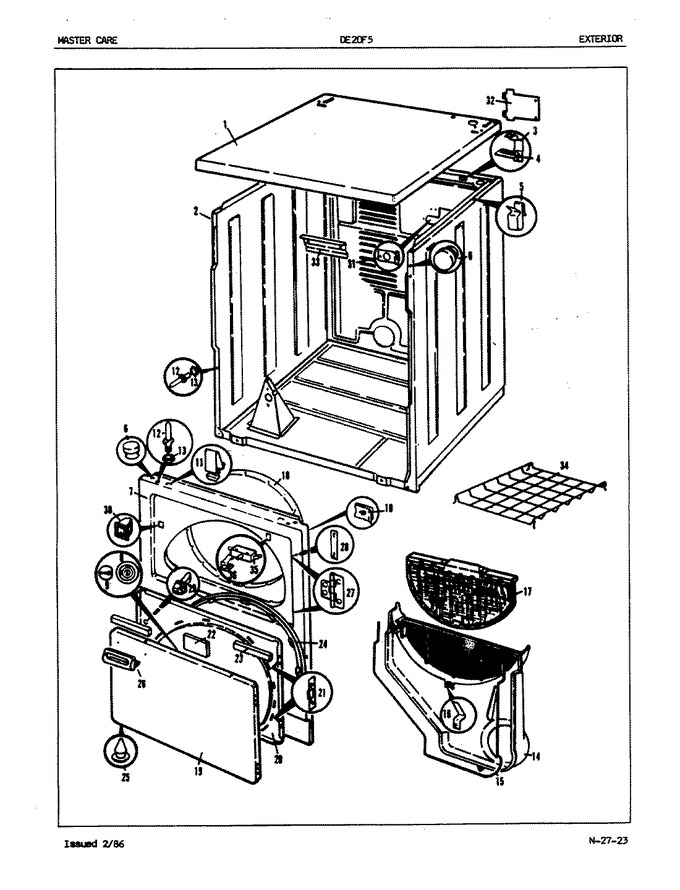 Diagram for DE20F5WW