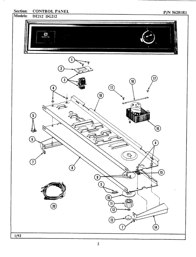 Diagram for DG212