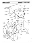 Diagram for 04 - Front Panel & Door Assembly