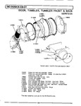 Diagram for 08 - Door, Tumbler, Tumbler Front & Back