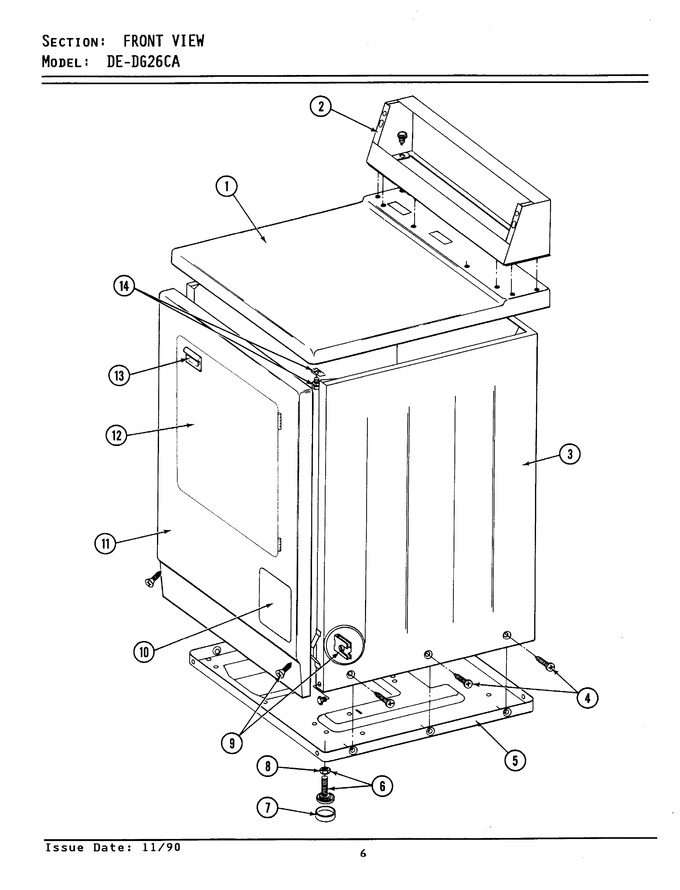 Diagram for GDE26CA
