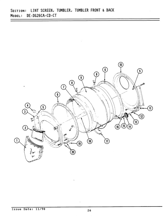 Diagram for GDE26CT