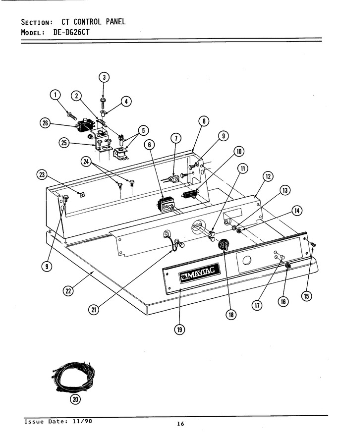 Diagram for GDE26CT