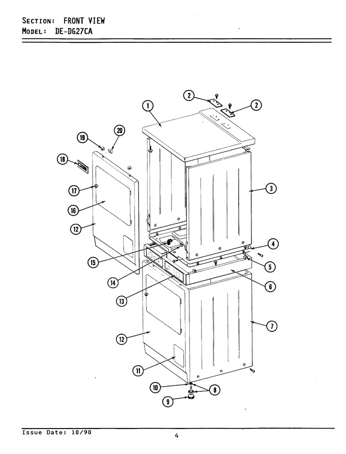 Diagram for GDE27CA