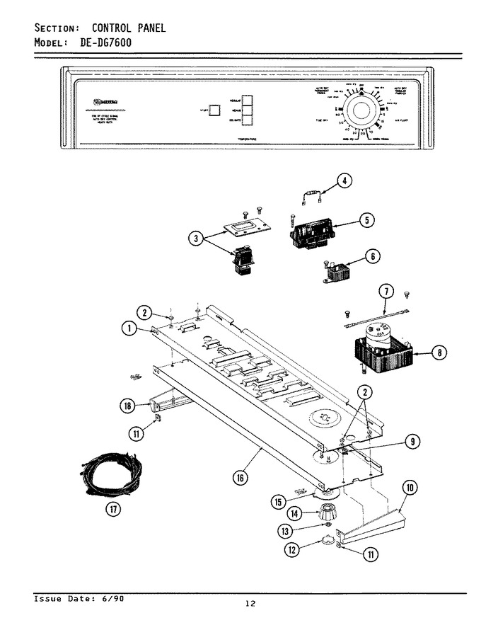 Diagram for DE7600
