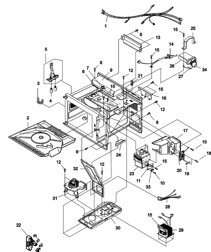 Diagram for UCS11MA (BOM: P1330228M)