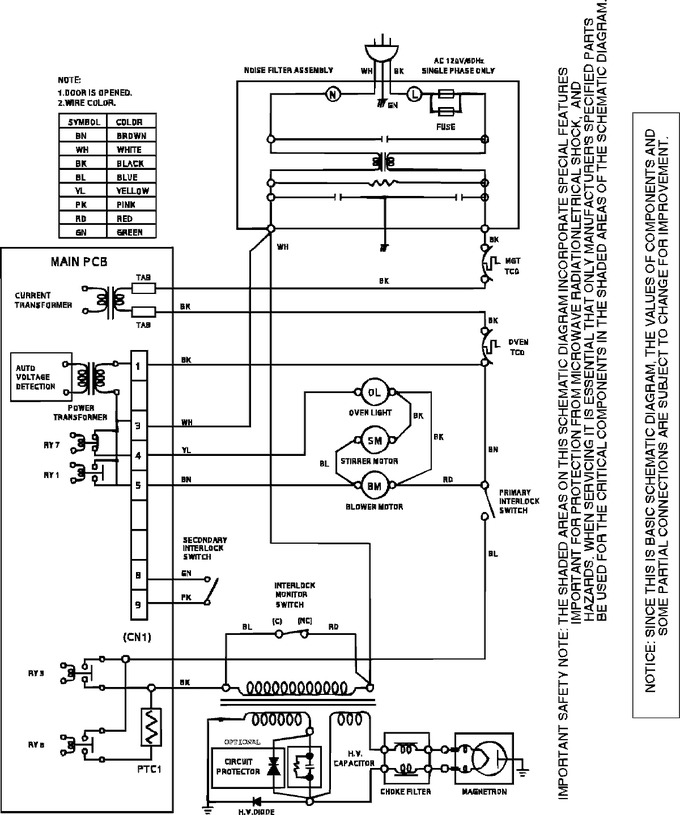Diagram for RCS10MPSA (BOM: P1330205M)