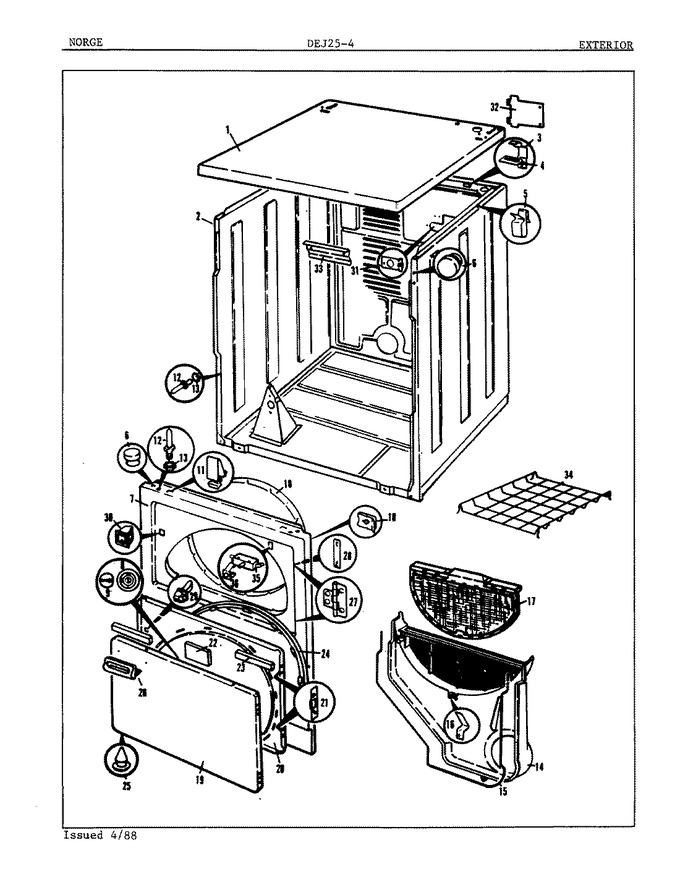 Diagram for DEJ254W