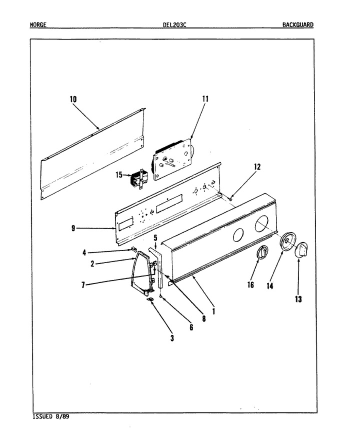Diagram for DEL203WC
