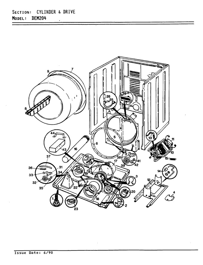 Diagram for DEM204W