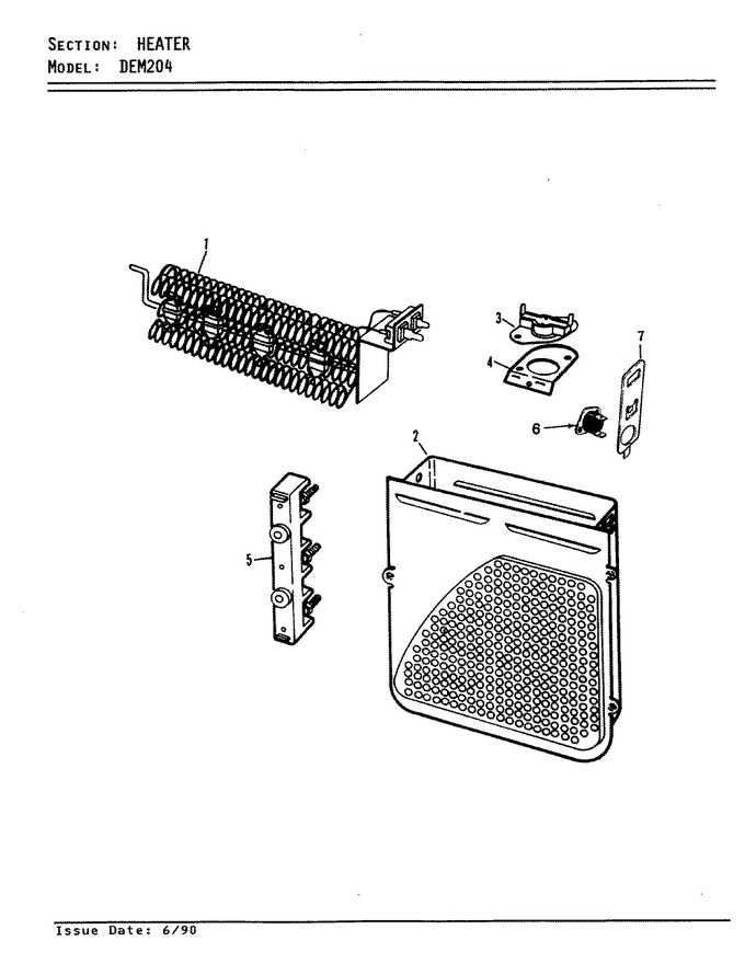 Diagram for DEM204W