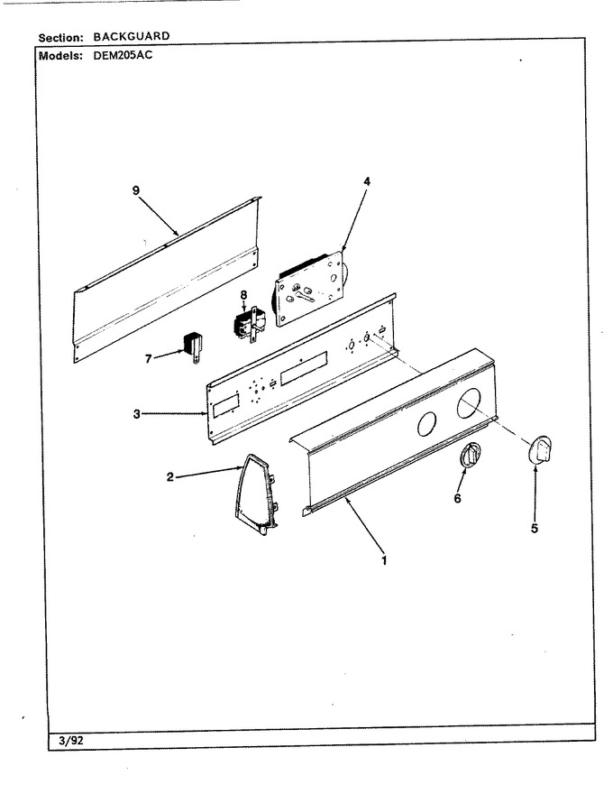 Diagram for DEM205AC