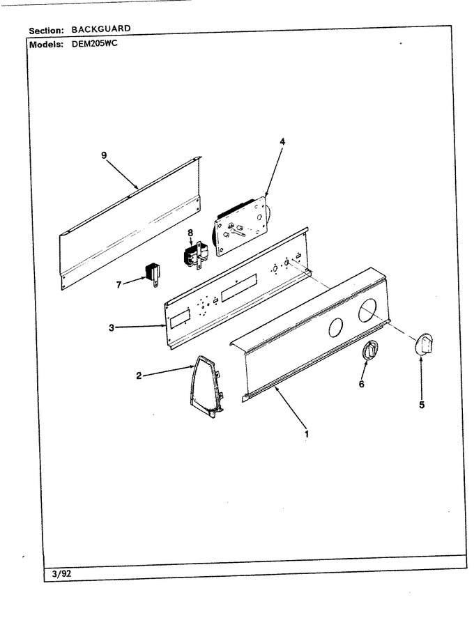 Diagram for DEM205WC