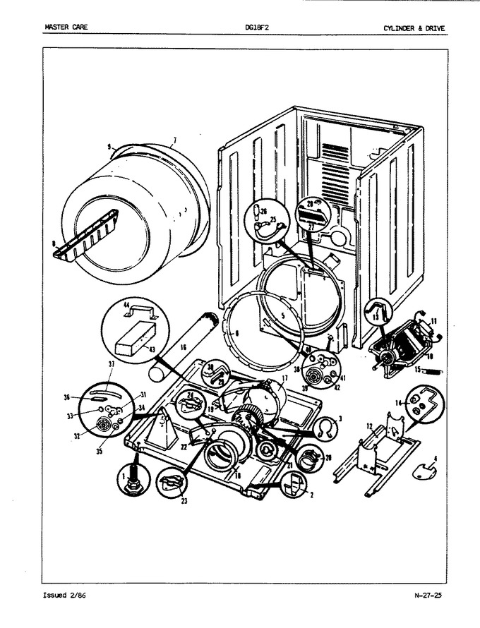 Diagram for DG18F2WN