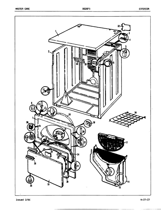 Diagram for DG20F5WW