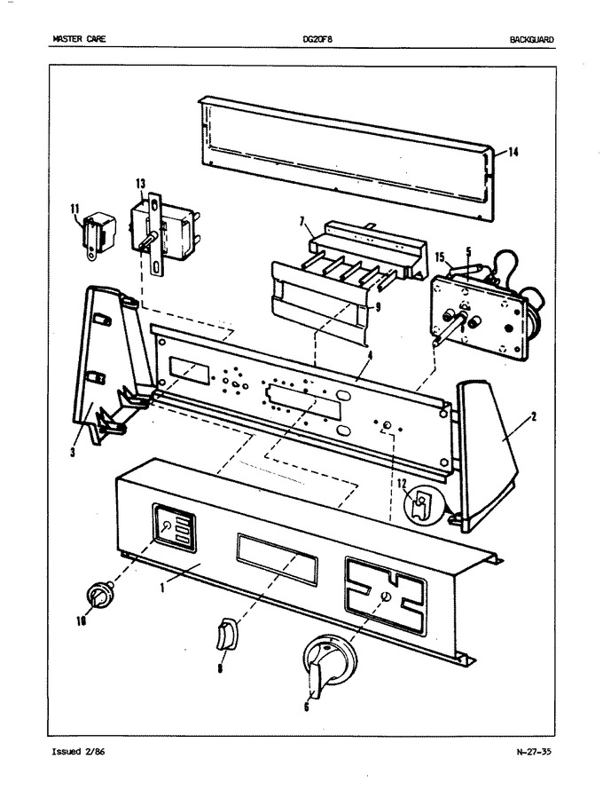 Diagram for DG20F8HW