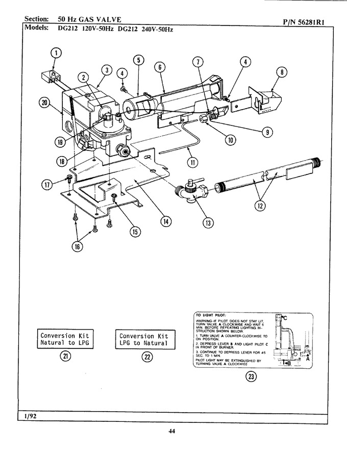 Diagram for LDG212