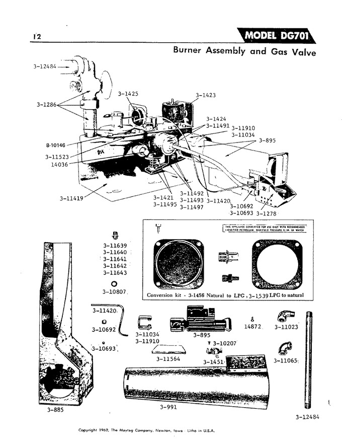 Diagram for DG701