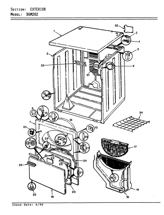 Diagram for DGM202W