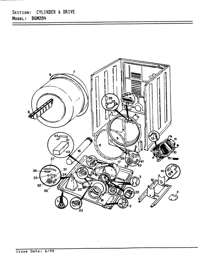Diagram for DGM204W